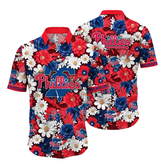 Philadelphia Phillies MLB Aloha Hawaiian Shirt 1, MLB Hawaiian Shirt Moonbestprint