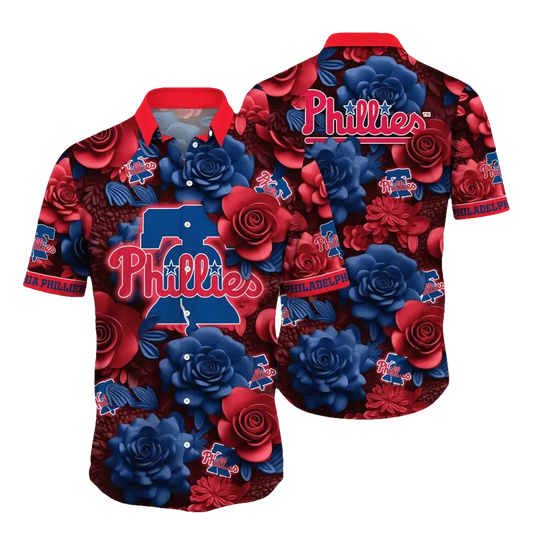 Philadelphia Phillies MLB Aloha Hawaiian Shirt 2, MLB Hawaiian Shirt Moonbestprint