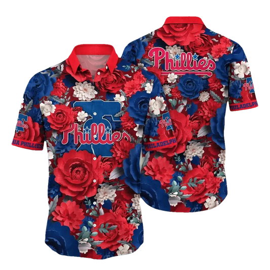 Philadelphia Phillies MLB Flower Aloha Hawaiian Shirt 11, MLB Hawaiian Shirt Moonbestprint