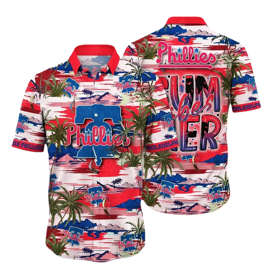 Philadelphia Phillies MLB Flower Aloha Hawaiian Shirt 13, MLB Hawaiian Shirt Moonbestprint