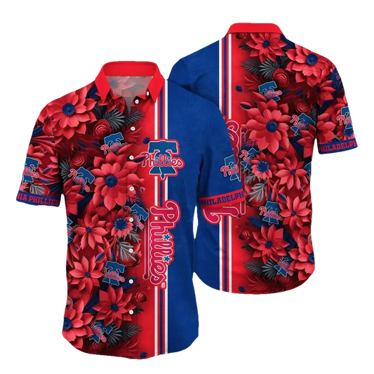 Philadelphia Phillies MLB Flower Aloha Hawaiian Shirt 9, MLB Hawaiian Shirt Moonbestprint