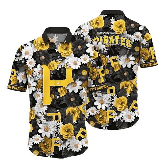 Pittsburgh Pirates MLB Flower Aloha Hawaiian Shirt 17, MLB Hawaiian Shirt Moonbestprint