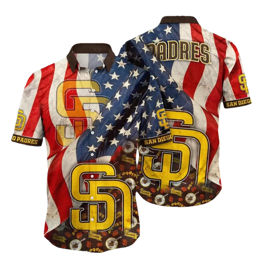 San Diego Padres MLB Flower Aloha Hawaiian Shirt 11, MLB Hawaiian Shirt Moonbestprint