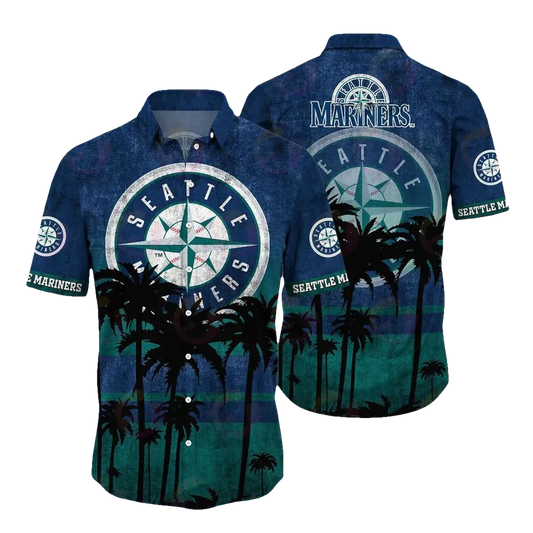 Seattle Mariners MLB Aloha Hawaiian Shirt 1, MLB Hawaiian Shirt Moonbestprint