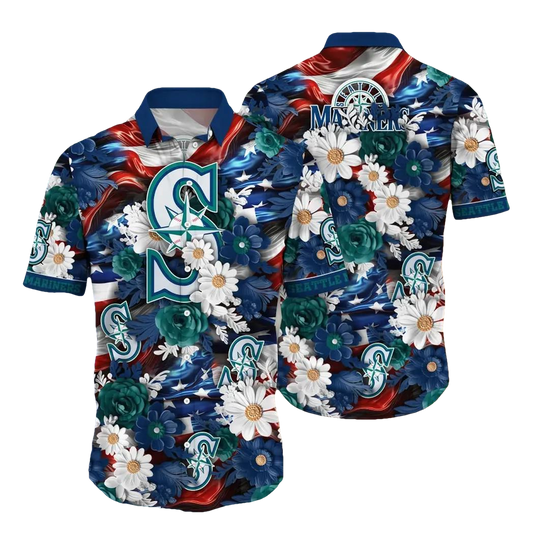 Seattle Mariners MLB Aloha Hawaiian Shirt 2, MLB Hawaiian Shirt Moonbestprint