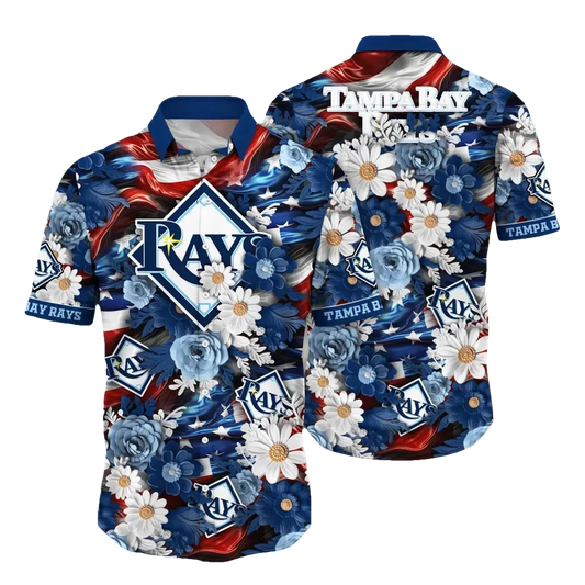 Tampa Bay Rays MLB Aloha Hawaiian Shirt 2, MLB Hawaiian Shirt Moonbestprint