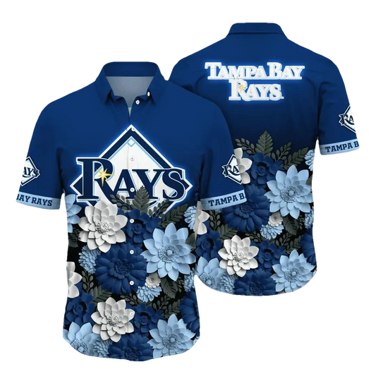 Tampa Bay Rays MLB Flower Aloha Hawaiian Shirt 15, MLB Hawaiian Shirt Moonbestprint