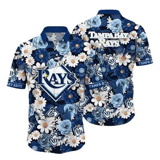 Tampa Bay Rays MLB Flower Aloha Hawaiian Shirt 19, MLB Hawaiian Shirt Moonbestprint