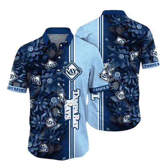 Tampa Bay Rays MLB Flower Aloha Hawaiian Shirt 5, MLB Hawaiian Shirt Moonbestprint