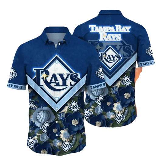Tampa Bay Rays MLB Flower Aloha Hawaiian Shirt 6, MLB Hawaiian Shirt Moonbestprint