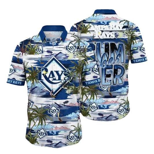 Tampa Bay Rays MLB Flower Aloha Hawaiian Shirt 9, MLB Hawaiian Shirt Moonbestprint