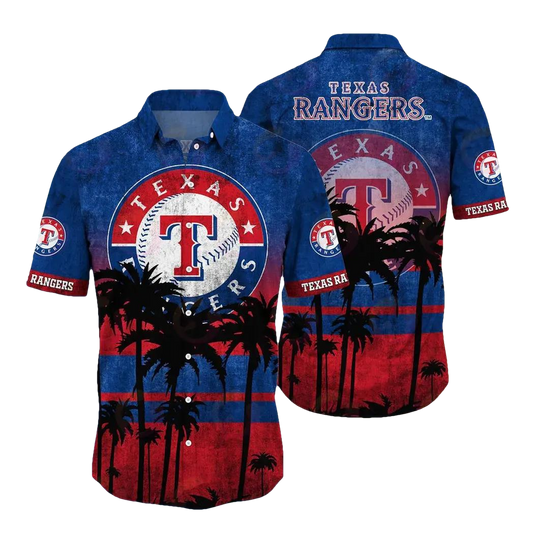 Texas Rangers MLB Aloha Hawaiian Shirt 1, MLB Hawaiian Shirt Moonbestprint