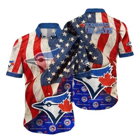 Toronto Blue Jays MLB Flower Aloha Hawaiian Shirt 12, MLB Hawaiian Shirt Moonbestprint