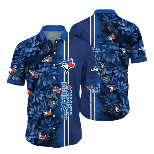 Toronto Blue Jays MLB Flower Aloha Hawaiian Shirt 5, MLB Hawaiian Shirt Moonbestprint
