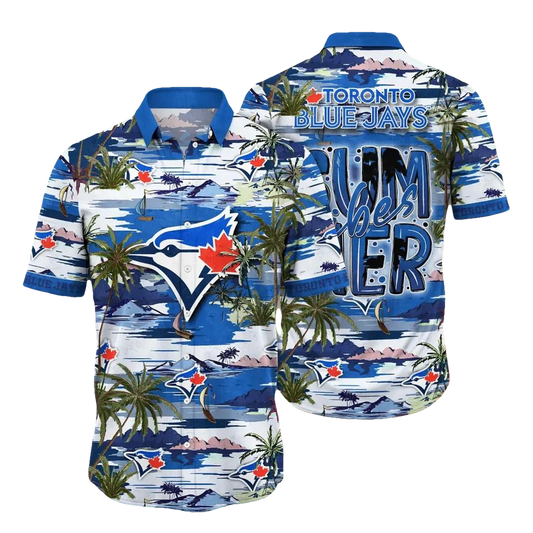 Toronto Blue Jays MLB Flower Aloha Hawaiian Shirt 9, MLB Hawaiian Shirt Moonbestprint