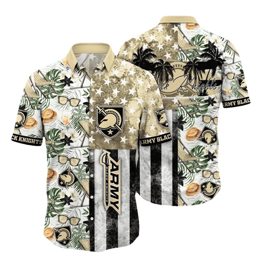 Army Black Knights NCAA Flower Aloha Hawaiian Shirt 11, NCAA Hawaiian Shirt Moonbestprint