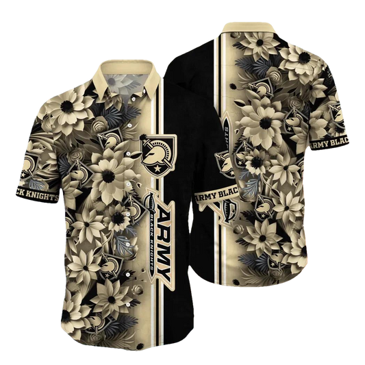 Army Black Knights NCAA Flower Aloha Hawaiian Shirt 3, NCAA Hawaiian Shirt Moonbestprint