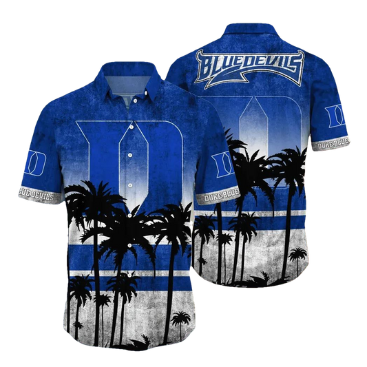 Duke Blue Devils Aloha Hawaiian Shirt, NCAA Hawaiian Shirt Moonbestprint