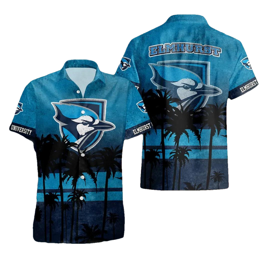 Elmhurst University Style Hot Trending Summer Aloha Hawaiian Shirt, NCAA Hawaiian Shirt Moonbestprint