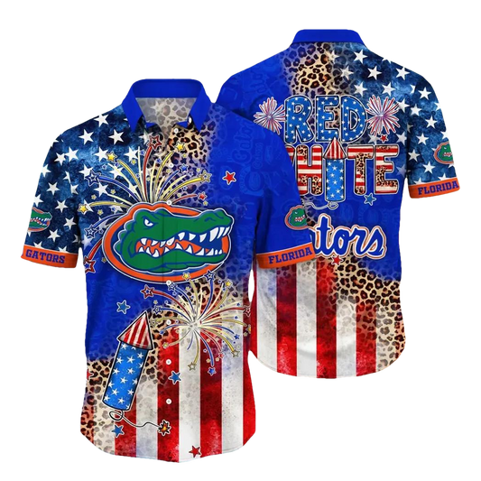 Florida Gators NCAA Aloha Hawaiian Shirt, NCAA Hawaiian Shirt Moonbestprint