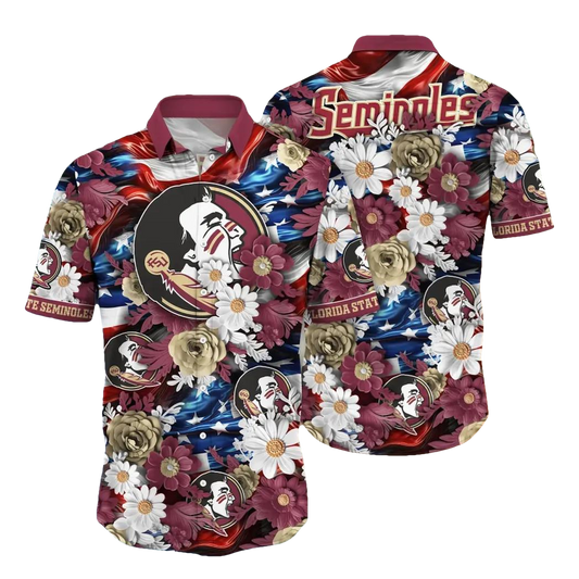Florida State Seminoles NCAA Aloha Hawaiian Shirt 1, NCAA Hawaiian Shirt Moonbestprint