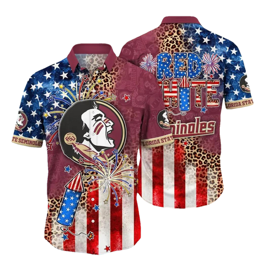 Florida State Seminoles NCAA Aloha Hawaiian Shirt 2, NCAA Hawaiian Shirt Moonbestprint
