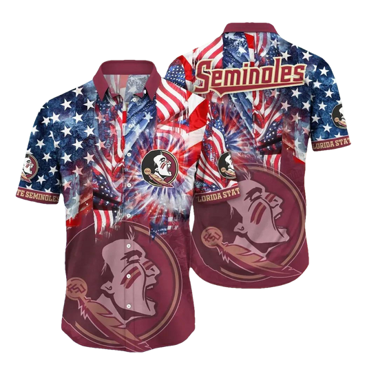 Florida State Seminoles NCAA Flower Aloha Hawaiian Shirt 11, NCAA Hawaiian Shirt Moonbestprint