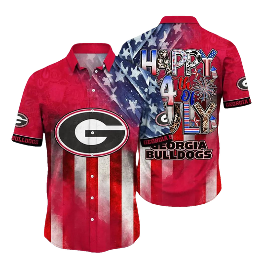 Georgia Bulldogs NCAA Aloha Hawaiian Shirt 2, NCAA Hawaiian Shirt Moonbestprint