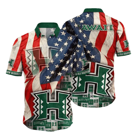 Hawaii Rainbow Warriors NCAA Flower Aloha Hawaiian Shirt 10, NCAA Hawaiian Shirt Moonbestprint