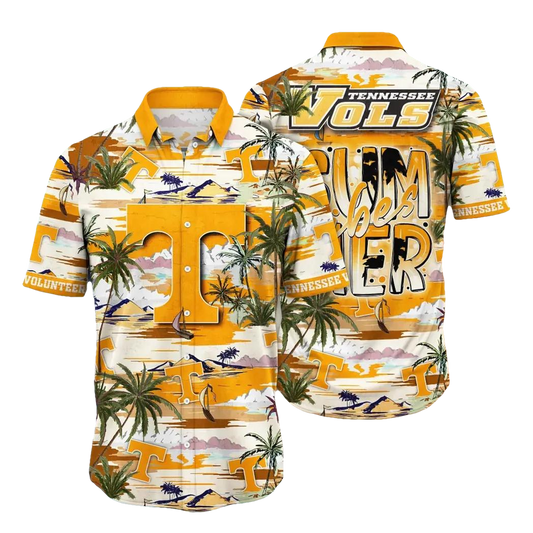 Tennessee Volunteers NCAA Flower Aloha Hawaiian Shirt 8, NCAA Hawaiian Shirt Moonbestprint