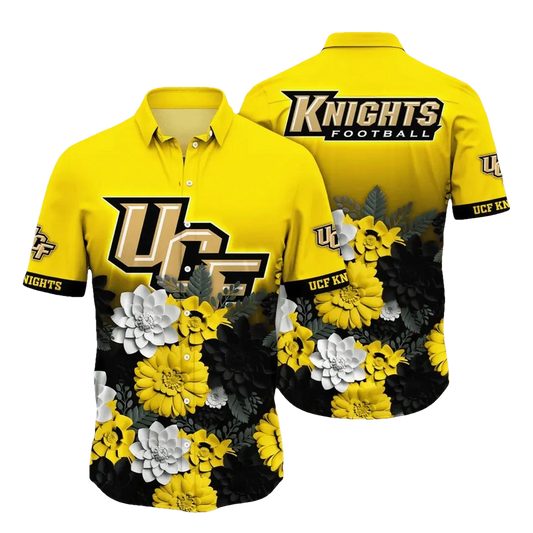 UCF Knights NCAA Flower Aloha Hawaiian Shirt 13, NCAA Hawaiian Shirt Moonbestprint
