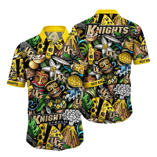 UCF Knights NCAA Flower Aloha Hawaiian Shirt 6, NCAA Hawaiian Shirt Moonbestprint