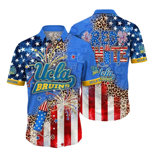 UCLA Bruins NCAA Aloha Hawaiian Shirt, NCAA Hawaiian Shirt Moonbestprint