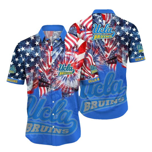 UCLA Bruins NCAA Flower Aloha Hawaiian Shirt 12, NCAA Hawaiian Shirt Moonbestprint
