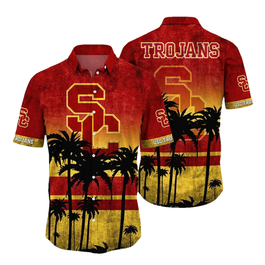 USC Trojans Aloha Hawaiian Shirt, NCAA Hawaiian Shirt Moonbestprint