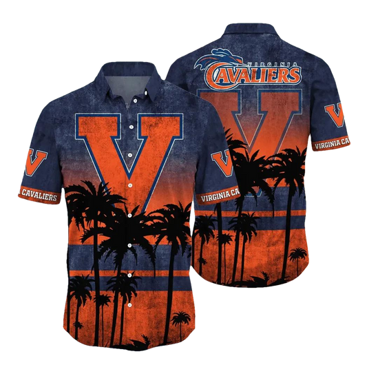 Virginia Cavaliers Aloha Hawaiian Shirt, NCAA Hawaiian Shirt Moonbestprint