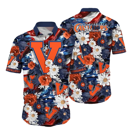 Virginia Cavaliers NCAA Aloha Hawaiian Shirt 1, NCAA Hawaiian Shirt Moonbestprint