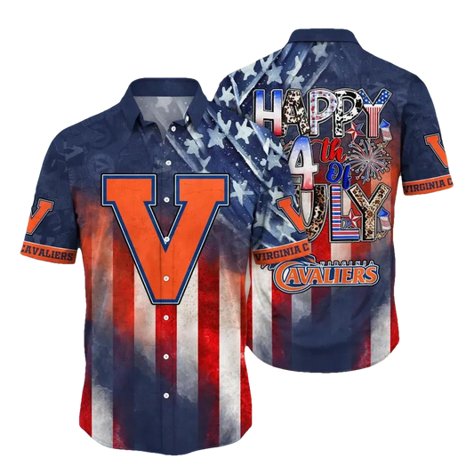 Virginia Cavaliers NCAA Aloha Hawaiian Shirt 2, NCAA Hawaiian Shirt Moonbestprint