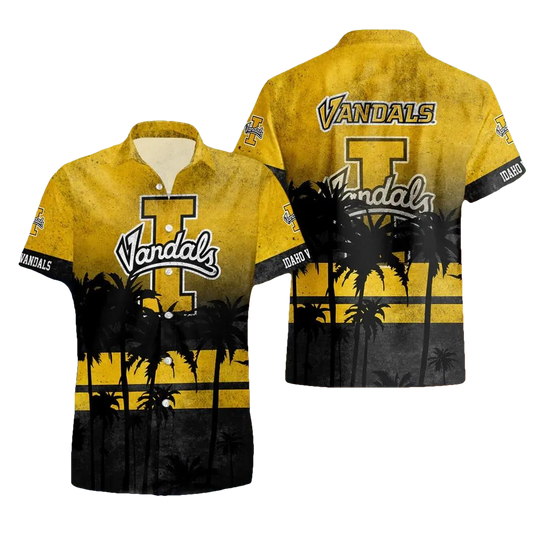 Idaho Vandals Style Hot Trending Summer Aloha Hawaiian Shirt, NCAA Hawaiian Shirt Moonbestprint