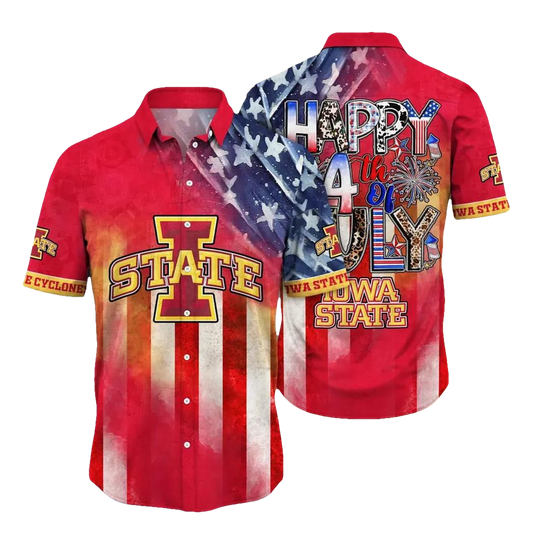 Iowa State Cyclones NCAA Aloha Hawaiian Shirt, NCAA Hawaiian Shirt Moonbestprint