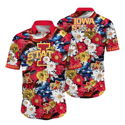 Iowa State Cyclones NCAA Aloha Hawaiian Shirt 1, NCAA Hawaiian Shirt Moonbestprint