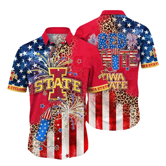 Iowa State Cyclones NCAA Aloha Hawaiian Shirt 2, NCAA Hawaiian Shirt Moonbestprint