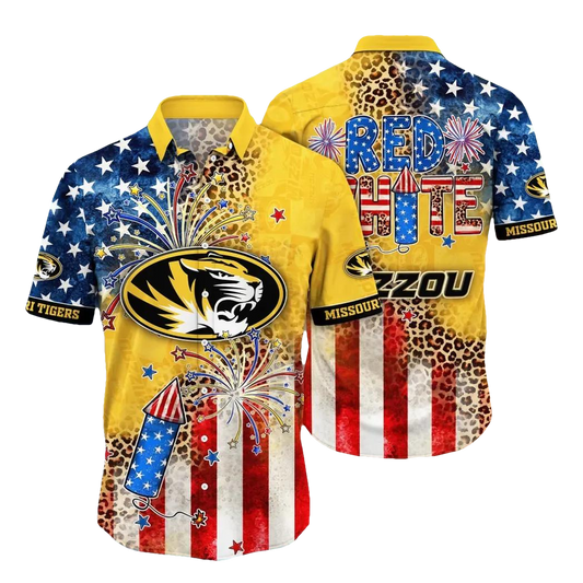 Missouri Tigers NCAA Aloha Hawaiian Shirt 2, NCAA Hawaiian Shirt Moonbestprint