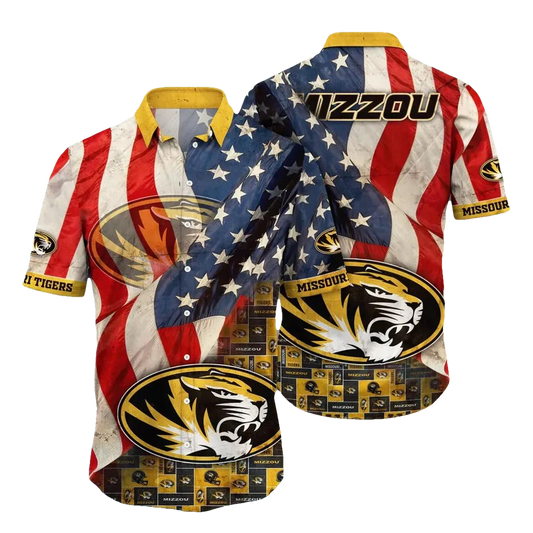 Missouri Tigers NCAA Flower Aloha Hawaiian Shirt 10, NCAA Hawaiian Shirt Moonbestprint