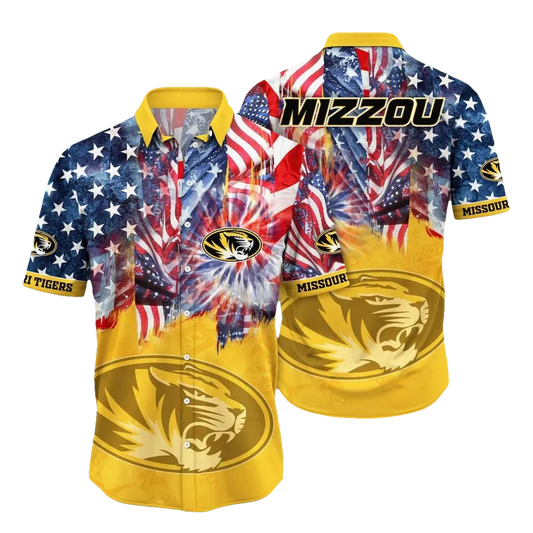 Missouri Tigers NCAA Flower Aloha Hawaiian Shirt 11, NCAA Hawaiian Shirt Moonbestprint