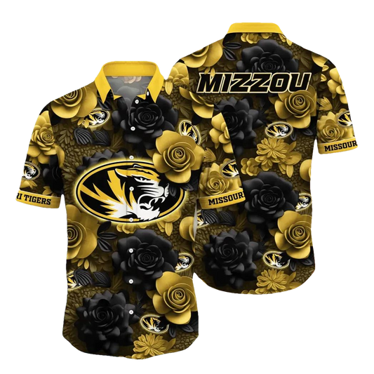 Missouri Tigers NCAA Flower Aloha Hawaiian Shirt 7, NCAA Hawaiian Shirt Moonbestprint
