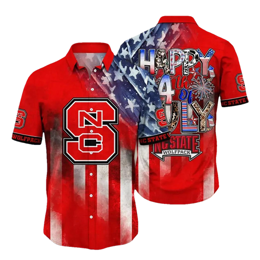 NC State Wolfpack NCAA Aloha Hawaiian Shirt, NCAA Hawaiian Shirt Moonbestprint