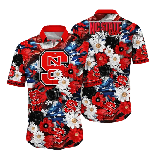 NC State Wolfpack NCAA Aloha Hawaiian Shirt 1, NCAA Hawaiian Shirt Moonbestprint