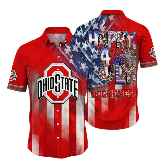 Ohio State Buckeyes Style Hot Trending Summer NCAA Aloha Hawaiian Shirt 2, NCAA Hawaiian Shirt Moonbestprint