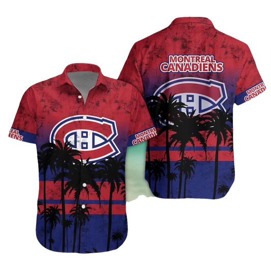 Montreal Canadiens Hawaii Shirt, NHL Hawaiian Shirt Moonbestprint